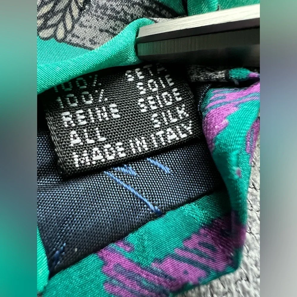 Claude Montana Vintage Silk Tie